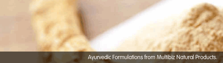 Ayurvedic Formulations from Multibiz Natural Products