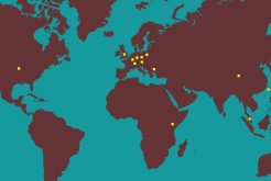 Map Of Our Clients Worldwide
